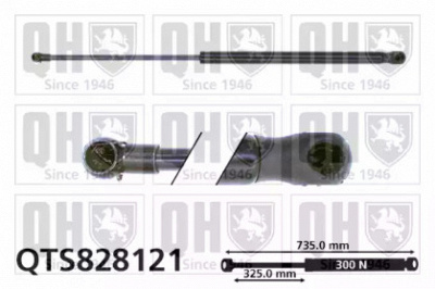 QUINTON HAZELL qts828121 -  Газовая пружина, капот